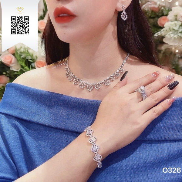 Dây Chuyền Kim Cương O326 Dương Trần Daimond