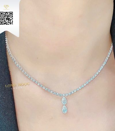 Dây Chuyền Kim Cương O3548 Kim Cương Giá Tốt