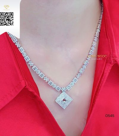 Dây Chuyền Kim Cương O4265 Dương Trần Daimond