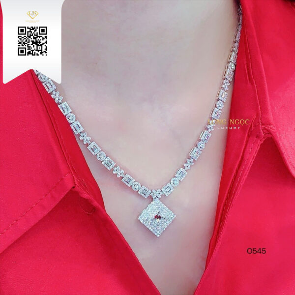 Dây Chuyền Kim Cương O4265 Dương Trần Daimond