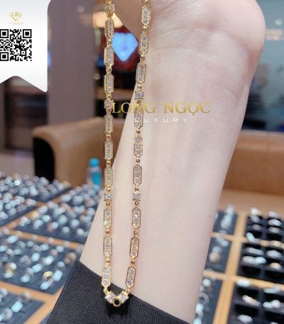 Dây Chuyền Kim Cương O4433 Kim Cương Giá Tốt