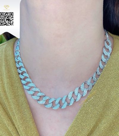 Dây Chuyền Kim Cương O4631 Kim Cương Giá Tốt