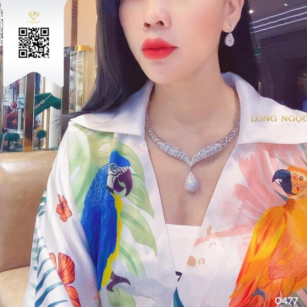 Dây Chuyền Kim Cương O477 Dương Trần Daimond