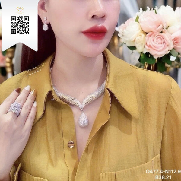 Dây Chuyền Kim Cương O4774 Dương Trần Daimond