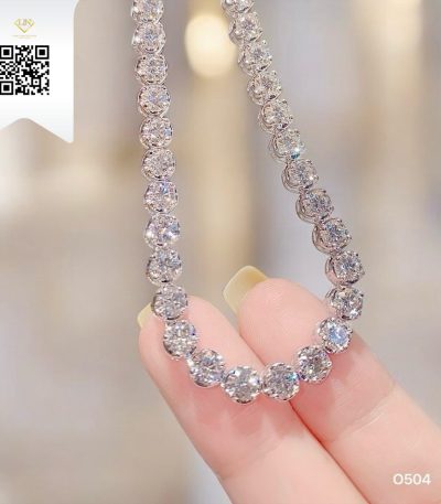 Dây Chuyền Kim Cương O504 Dương Trần Daimond
