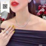 Dây Chuyền Kim Cương O504 Trần Dương Daimond Long Ngọc Luxury
