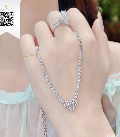 Dây Chuyền Kim Cương O5132 Kim Cương Giá Tốt