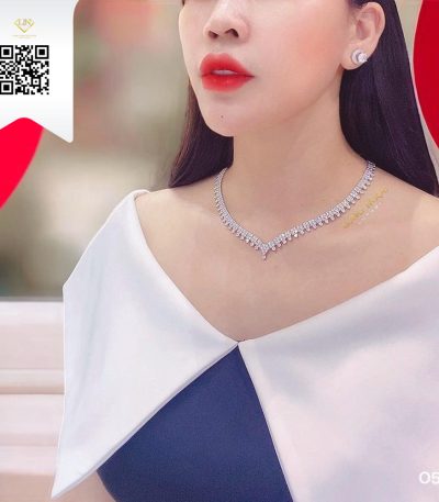 Dây Chuyền Kim Cương O535 Kim Cương Giá Tốt