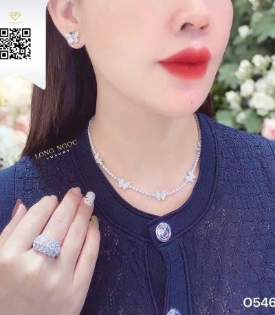 Dây Chuyền Kim Cương O546 Kim Cương Giá Tốt