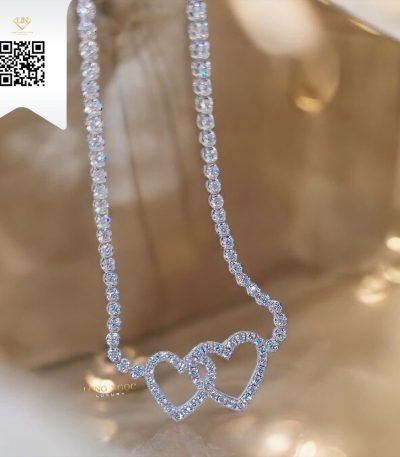 Dây Chuyền Kim Cương O54713 Kim Cương Giá Tốt