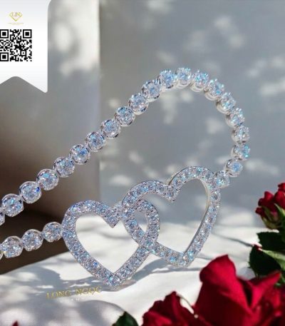 Dây Chuyền Kim Cương O54714 Kim Cương Giá Tốt
