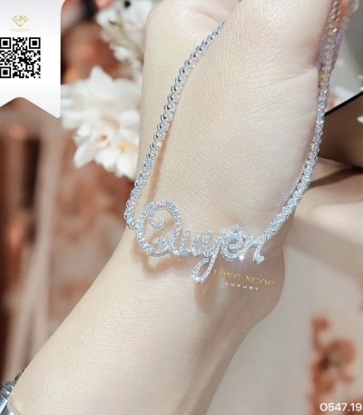 Dây Chuyền Kim Cương O54719 Kim Cương Giá Tốt