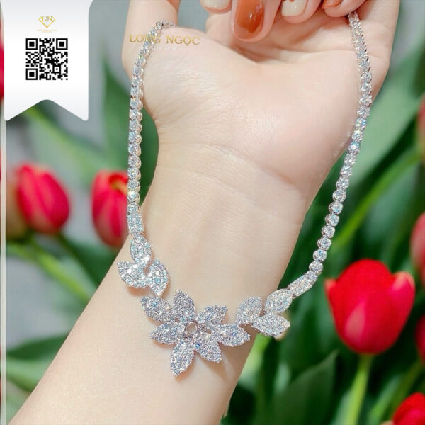 Dây Chuyền Kim Cương O549 Dương Trần Daimond