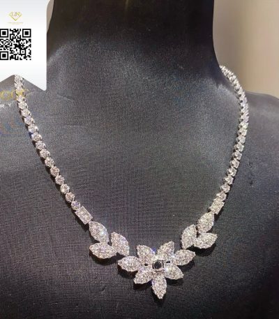 Dây Chuyền Kim Cương O549 Kim Cương Giá Tốt
