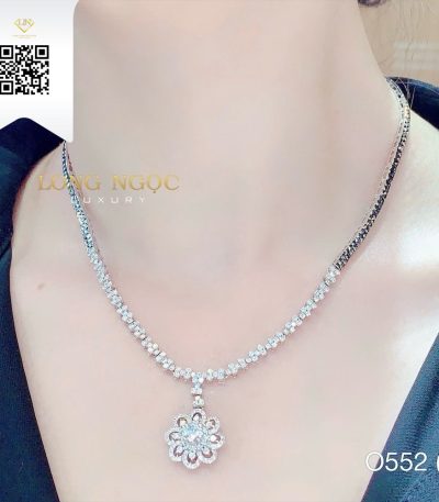 Dây Chuyền Kim Cương O552 Kim Cương Giá Tốt