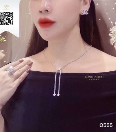 Dây Chuyền Kim Cương O555 Kim Cương Giá Tốt