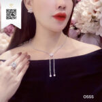 Dây Chuyền Kim Cương O555 Trần Dương Daimond Long Ngọc Luxury