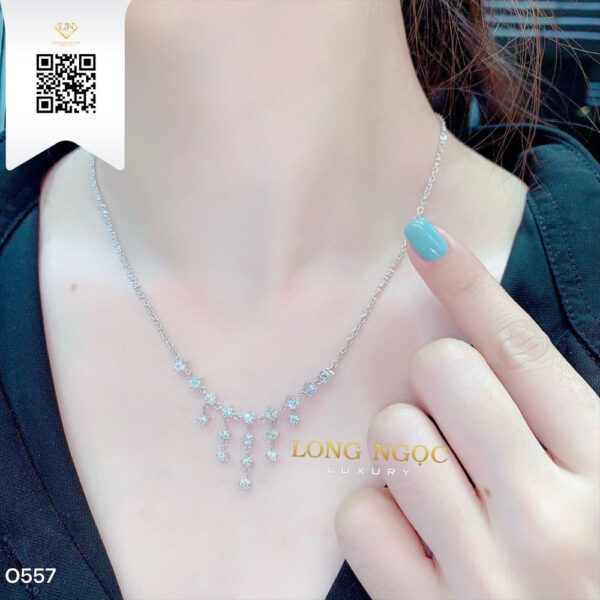 Dây Chuyền Kim Cương O557 Dương Trần Daimond