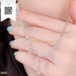 Dây Chuyền Kim Cương O557 Trần Dương Daimond Long Ngọc Luxury