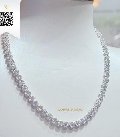 Dây Chuyền Kim Cương O7146 Kim Cương Giá Tốt