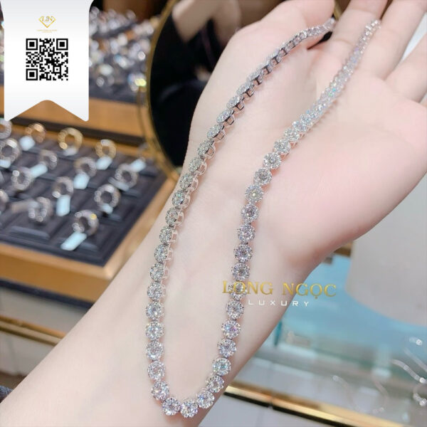 Dây Chuyền Kim Cương O7153 Dương Trần Daimond