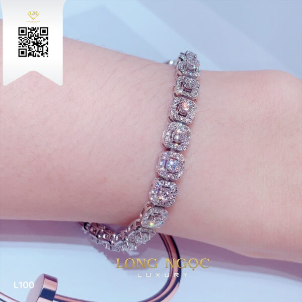 Lắc Tay Kim Cương L100 Dương Trần Daimond
