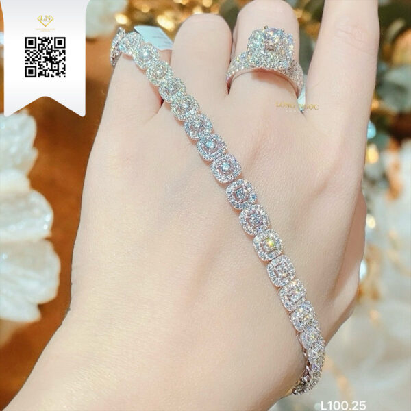 Lắc Tay Kim Cương L10025 Dương Trần Daimond