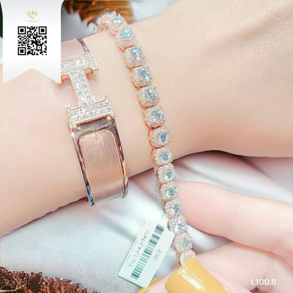 Lắc Tay Kim Cương L1008 Dương Trần Daimond