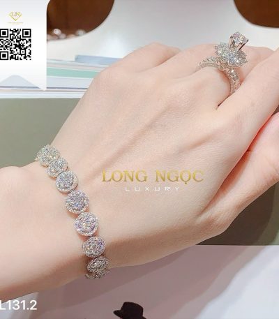 Lắc Tay Kim Cương L1312 Kim Cương Giá Tốt