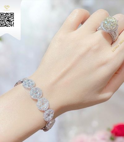 Lắc Tay Kim Cương L1316 Dương Trần Daimond