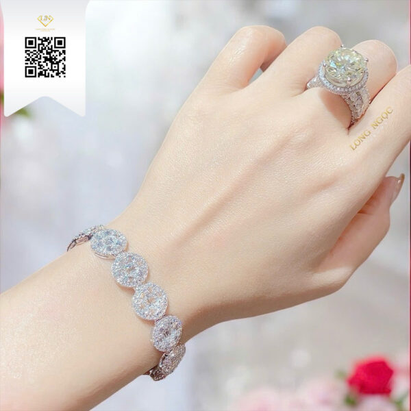 Lắc Tay Kim Cương L1316 Dương Trần Daimond