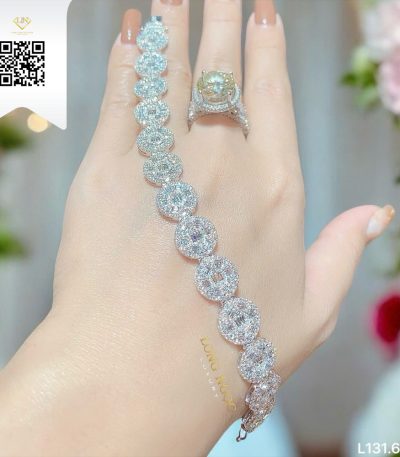 Lắc Tay Kim Cương L1316 Kim Cương Giá Tốt