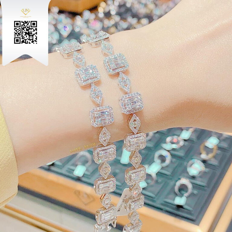 Lắc Tay Kim Cương L1321 Kim Cương Giá Tốt