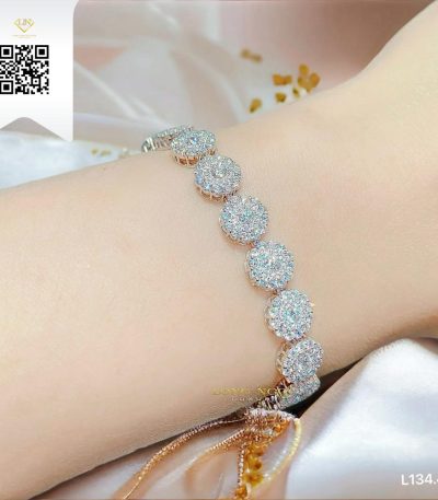 Lắc Tay Kim Cương L1344 Kim Cương Giá Tốt