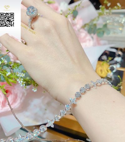 Lắc Tay Kim Cương L1554 Dương Trần Daimond