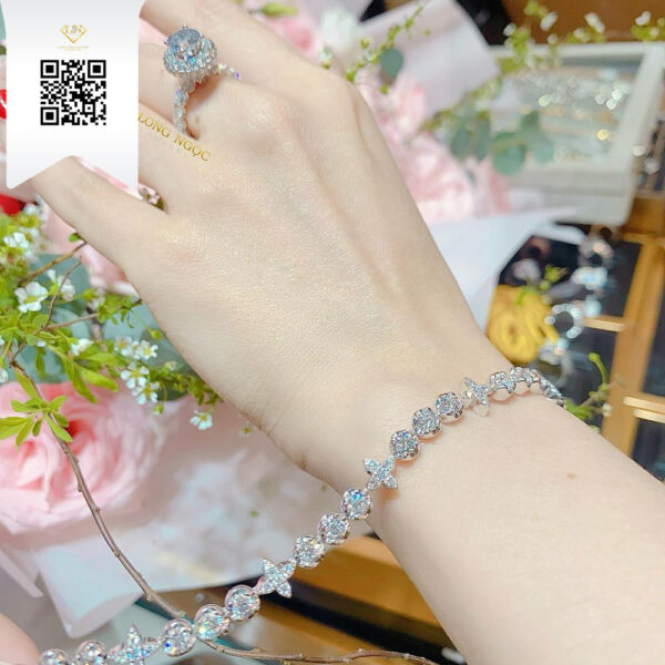 Lắc Tay Kim Cương L1554 Dương Trần Daimond