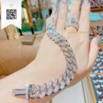 Lắc Tay Kim Cương L16116 Trần Dương Daimond Long Ngọc Luxury
