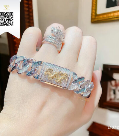 Lắc Tay Kim Cương L16124 Kim Cương Giá Tốt