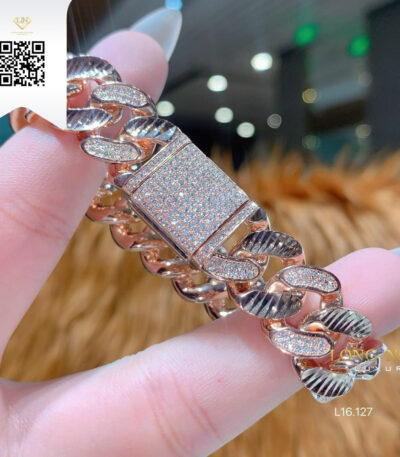 Lắc Tay Kim Cương L16127 Kim Cương Giá Tốt