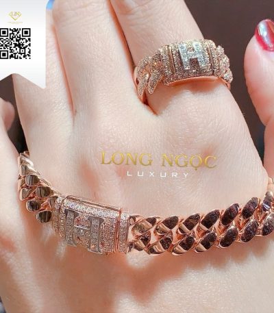 Lắc Tay Kim Cương L16146 Kim Cương Giá Tốt