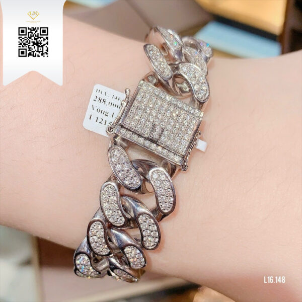 Lắc Tay Kim Cương L16148 Dương Trần Daimond