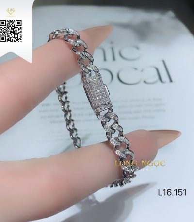 Lắc Tay Kim Cương L16151 Kim Cương Giá Tốt
