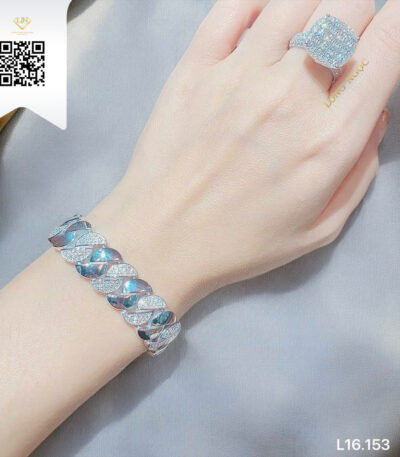 Lắc Tay Kim Cương L16153 Kim Cương Giá Tốt