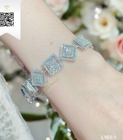 Lắc Tay Kim Cương L1651 Kim Cương Giá Tốt
