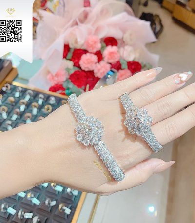 Lắc Tay Kim Cương L19214 Kim Cương Giá Tốt