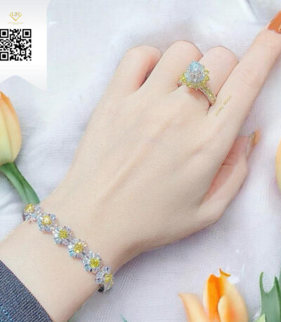 Lắc Tay Kim Cương L2331 Kim Cương Giá Tốt