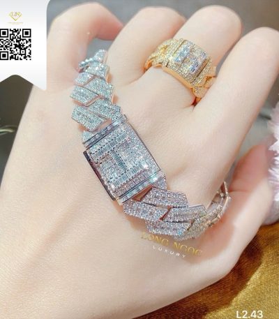 Lắc Tay Kim Cương L243 Kim Cương Giá Tốt