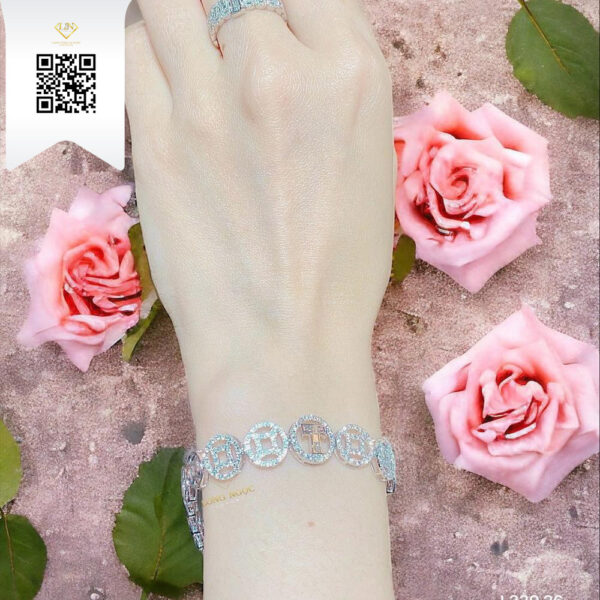 Lắc Tay Kim Cương L33926 Dương Trần Daimond