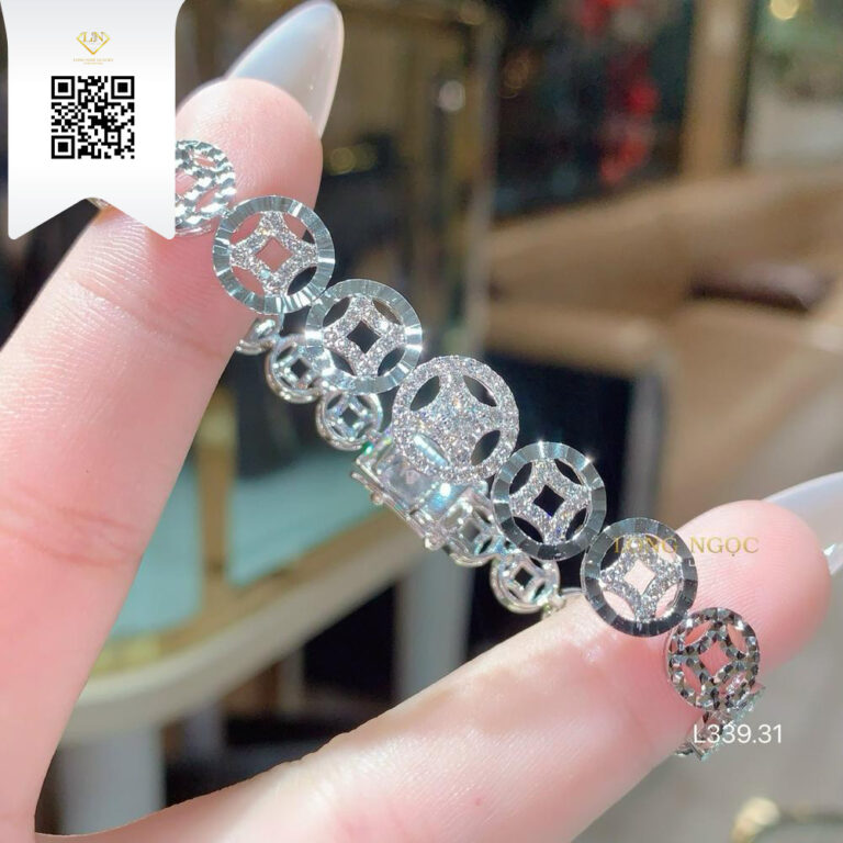 Lắc Tay Kim Cương L33931 Kim Cương Giá Tốt