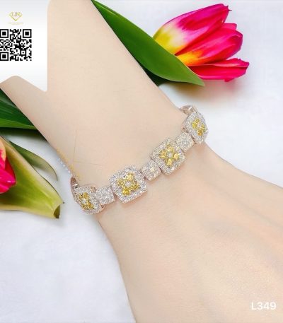 Lắc Tay Kim Cương L349 Kim Cương Giá Tốt